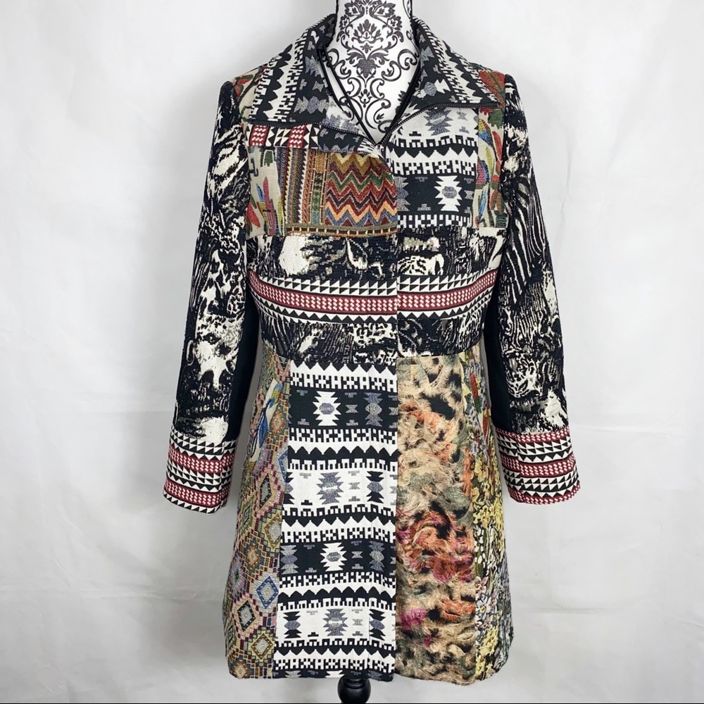 Dor Dor Couture |Anthropologie Patchwork Boho Coat